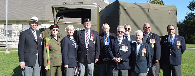 London and area Veterans at WPC for the site launch in 2019